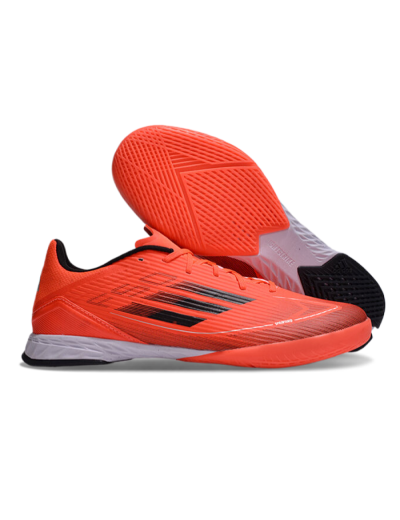 Adidas F50 Elite IC Low-Tops Soccer Shoes - Red/Black/White