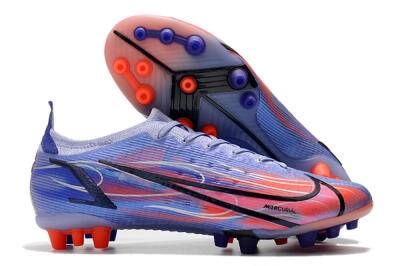 Nike Mercurial Vapor 14 Elite AG Low-Tops Soccer Cleats - Blue/Red/Black