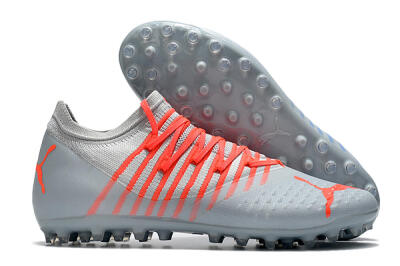 Puma Future Z 1.1 AG Low-Tops Soccer Cleats - Grey/Blue
