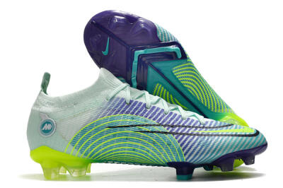 ike Mercurial Vapor 14 Elite FG Low-Tops Soccer Cleats - Blue/Jade/Yellow