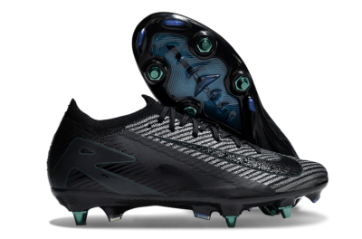 Nike Air Zoom Mercurial Vapor 16 Elite SG Low-Tops Soccer Cleats - Black/Silver/Blue