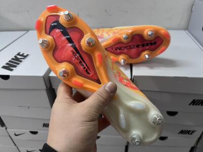 Nike Air Zoom Mercurial Superfly 10 Elite SG High-Tops Soccer Cleats - Black/Silver/Blue