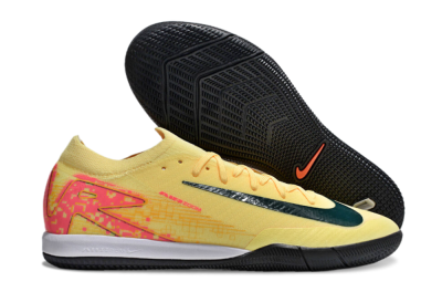 Nike Air Zoom Mercurial Vapor 16 Elite IC Low-Tops Soccer Shoes - Yellow/Black/Red