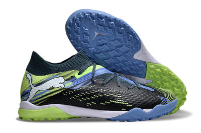 Puma Future Ultimate TF Low-Tops Soccer Shoes - Black/Yellow/Blue