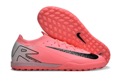 Nike Air Zoom Mercurial Vapor 16 Elite TF Low-Tops Soccer Shoes - Pink/Black/Silver