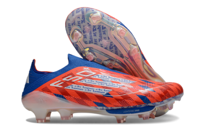 didas F50+ Elite Lightstrike Pro Laceless FG Low-Tops Soccer Cleats - Red/White/Blue