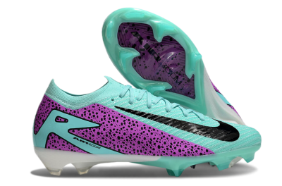 Nike Air Zoom Mercurial Vapor 16 Elite FG Low-Tops Soccer Cleats - Jade/Black/Purple