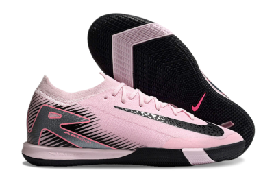 Nike Air Zoom Mercurial Vapor 16 Elite IC Low-Tops Soccer Shoes - Pink/Black/Silver