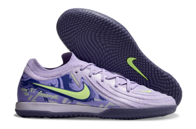 Nike Phantom GX 2 Elite IC Low-Tops Soccer Shoes - Purple/Yellow/White