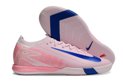Nike Air Zoom Mercurial Vapor 16 Elite IC Low-Tops Soccer Shoes - Pink/Blue/White