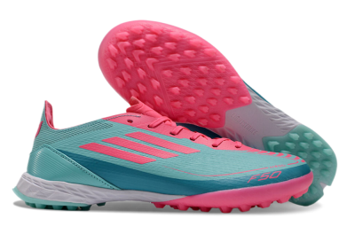 Adidas F50 Elite TF Low-Tops Soccer Shoes - Jade/Pink/White