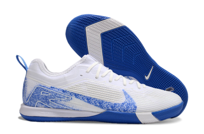 Nike Air Zoom Mercurial Vapor 16 Pro IC Low-Tops Soccer Shoes - Beige/Blue/White