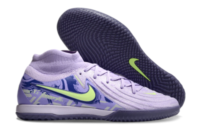 Nike Phantom Luna Elite NU IC High-Tops Soccer Shoes - Purple/Yellow/Blue