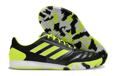 Adidas Top Sala Competition IC Low-Tops Soccer Shoes - Black/Yellow/White