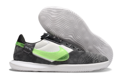 Nike Street Gato IC Low-Tops Soccer Shoes - Grey/Yellow/White