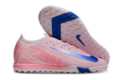 Nike Air Zoom Mercurial Vapor 16 Elite TF Low-Tops Soccer Shoes - Pink/Blue/White