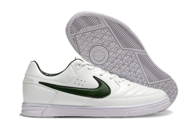 Nike Street Gato IC Low-Tops Soccer Shoes - White/Green