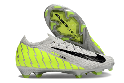 Nike Air Zoom Mercurial Vapor 16 Elite FG Low-Tops Soccer Cleats - Grey/Black/Yellow