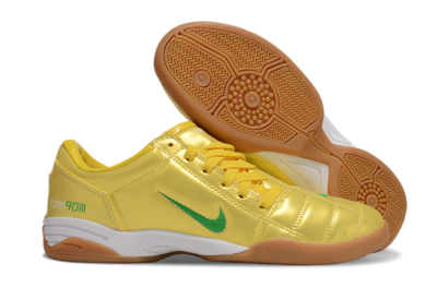 Nike Total 90 II IC Low-Tops Soccer Shoes - Yellow/Green/White