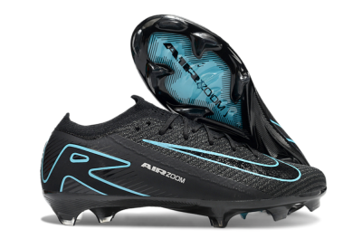 Nike Air Zoom Mercurial Vapor 16 Elite FG Low-Tops Soccer Cleats - Black/Jade/White