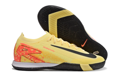 Nike Air Zoom Mercurial Vapor 16 Elite IC Low-Tops Soccer Shoes - Yellow/Black/Red