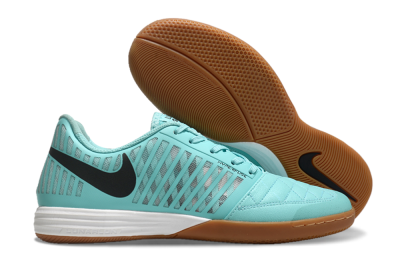Nike Lunar Gato 2 IC Low-Tops Soccer Shoes - Blue/Black/White