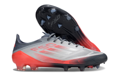 Adidas F50 Elite FG Low-Tops Soccer Cleats - Silver/White/Pink