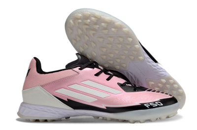 Adidas F50 Pro TF Low-Tops Soccer Shoes - Pink/Black/White