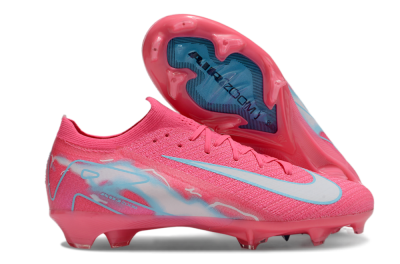 Nike Air Zoom Mercurial Vapor 16 Elite FG Low-Tops Soccer Cleats - Pink/White/Jade