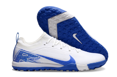 Nike Air Zoom Mercurial Vapor 16 Pro TF Low-Tops Soccer Shoes - White/Blue