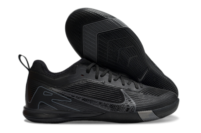 Nike Air Zoom Mercurial Vapor 16 Pro IC Low-Tops Soccer Shoes - Black/Grey/Blue