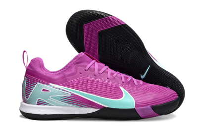 Nike Air Zoom Mercurial Vapor 16 Pro IC Low-Tops Soccer Shoes - Purple/Jade/White