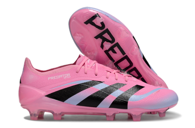 Adidas Predator Elite 25 FG Low-Tops Soccer Cleats - Pink/Black/Jade