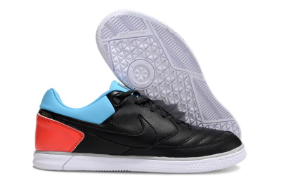 Nike Street Gato IC Low-Tops Soccer Shoes - Black/Blue/Red