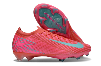 Nike Air Zoom Mercurial Vapor 16 Elite FG Low-Tops Soccer Cleats - Pink/Jade