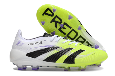 Adidas Predator Elite 25 FG Low-Tops Soccer Cleats - Yellow/Black/White