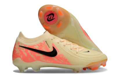Nike Phantom Luna Elite FG Low-Tops Soccer Cleats - Yellow/Pink/Black