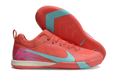Nike Air Zoom Mercurial Vapor 16 Pro IC Low-Tops Soccer Shoes - Red/Jade/Pink