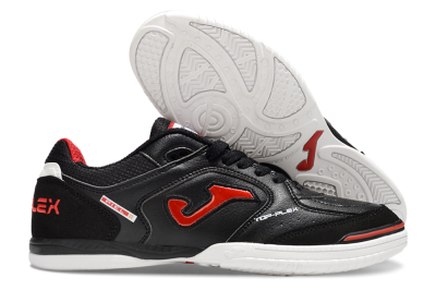 Joma Top Flex IC Low-Tops Soccer Shoes - Black/Red/White