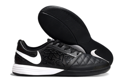 Nike Lunar Gato 2 IC Low-Tops Soccer Shoes - Black/White