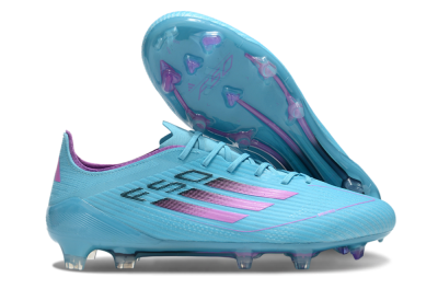 Adidas F50 Elite FG Low-Tops Soccer Cleats - Jade/Purple/Black