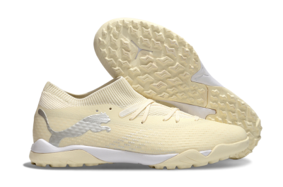 Puma Future 7 Ultimate TF Low-Tops Soccer Shoes - Beige/Silver/White