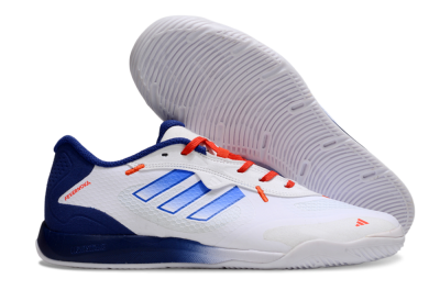 Adidas Fevernova IC Low-Tops Soccer Shoes - White/Blue/Red