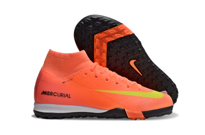 Nike Air Zoom Mercurial Superfly 10 Elite TF High-Tops Soccer Shoes - Red/Yellow/Black