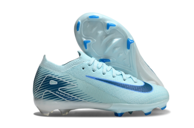 Nike Air Zoom Mercurial Vapor 16 Elite FG Low-Tops Soccer Cleats - Jade/Blue/White