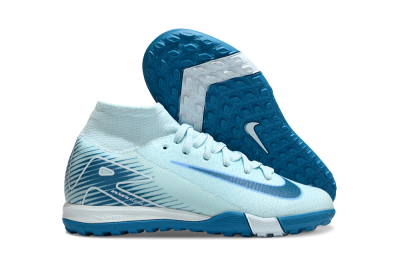 Nike Air Zoom Mercurial Superfly 10 Elite TF High-Tops Soccer Shoes - Jade/Blue