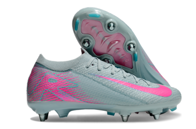 Nike Air Zoom Mercurial Vapor 16 Elite SG Low-Tops Soccer Cleats - Jade/Pink