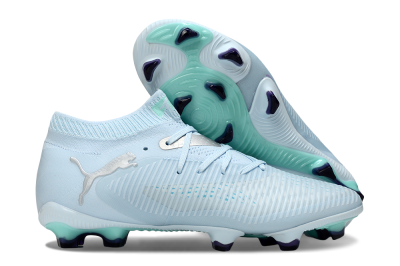 Puma Future 8 Ultimate FG Low-Tops Soccer Cleats - Jade/Silver