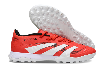 Adidas Predator 24 Elite TF Low-Tops Soccer Shoes - Red/White/Black