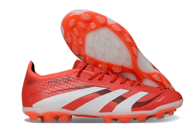 Adidas Predator 25 Elite TF Low-Tops Soccer Shoes - Red/White/Black